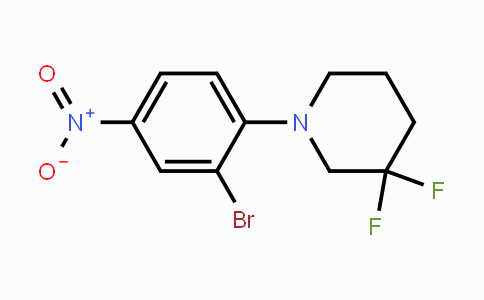 CAS No. 1707365-50-1, 3-Bromo-4-(3,3-difluoropiperidin-1-yl)nitrobenzene