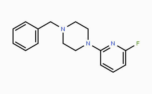 CAS No. 1305009-15-7, 1-Benzyl-4-(6-fluoropyridin-2-yl)piperazine