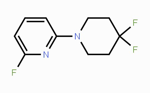 CAS No. 1707604-83-8, 2-(4,4-Difluoropiperidin-1-yl)-6-fluoropyridine