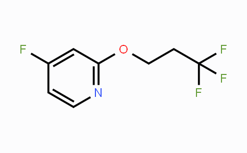 CAS No. 1779120-55-6, 4-Fluoro-2-(3,3,3-trifluoropropoxy)pyridine