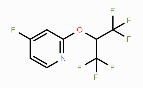 CAS No. 1713163-18-8, 4-Fluoro-2-(1,1,1,3,3,3-hexafluoropropan-2-yloxy)pyridine
