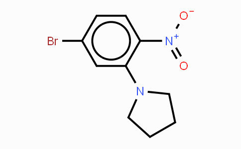 CAS No. 1033201-57-8, 4-Bromo-2-(pyrrolidin-1-yl)nitrobenzene