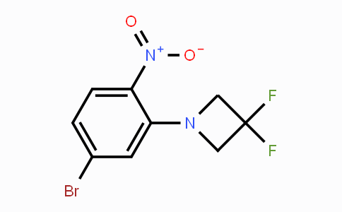 CAS No. 1707604-85-0, 4-Bromo-2-(3,3-difluoroazetidin-1-yl)nitrobenzene