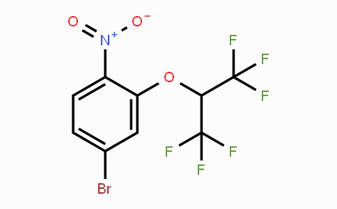 CAS No. 1713163-19-9, 4-Bromo-2-(1,1,1,3,3,3-hexafluoropropan-2-yloxy)nitrobenzene