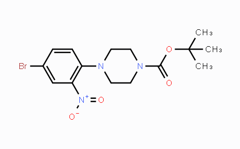 CAS No. 474329-57-2, tert-Butyl 4-(4-bromo-2-nitrophenyl)-piperazine-1-carboxylate