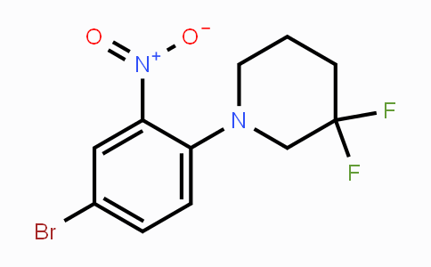 CAS No. 1779120-62-5, 5-Bromo-2-(3,3-difluoropiperidin-1-yl)nitrobenzene