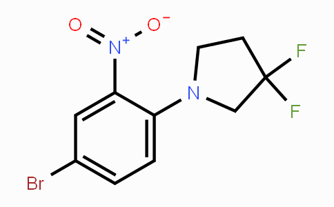 CAS No. 1644453-92-8, 5-Bromo-2-(3,3-difluoropyrrolidin-1-yl)nitrobenzene