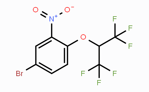CAS No. 1707604-86-1, 5-Bromo-2-(1,1,1,3,3,3-hexafluoropropan-2-yloxy)nitrobenzene