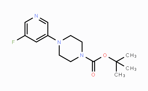 CAS No. 1779131-33-7, tert-Butyl 4-(5-fluoropyridin-3-yl)piperazine-1-carboxylate