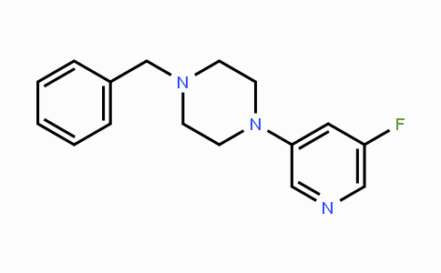 CAS No. 1713160-01-0, 1-Benzyl-4-(5-fluoropyridin-3-yl)piperazine