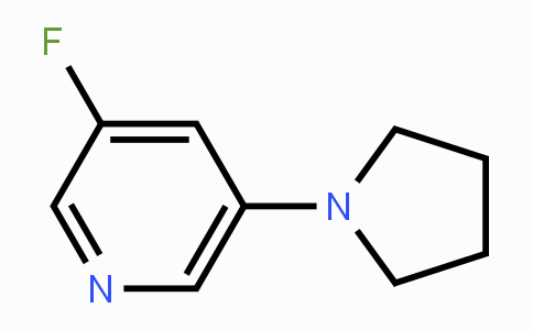CAS No. 1707365-56-7, 3-Fluoro-5-(pyrrolidin-1-yl)pyridine