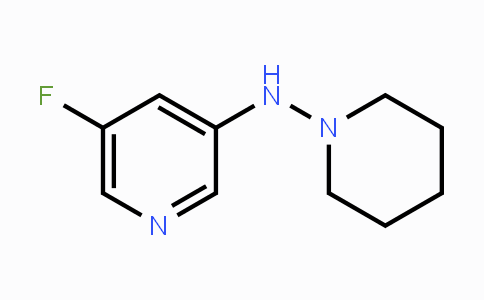 CAS No. 1707358-02-8, 5-Fluoro-N-(piperidin-1-yl)pyridin-3-amine