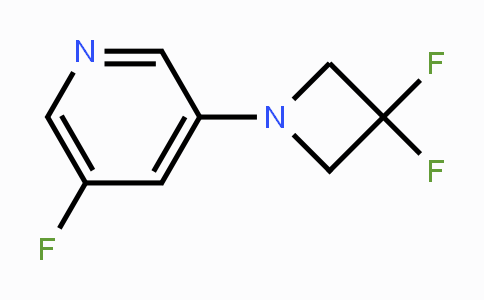 CAS No. 1707580-98-0, 3-(3,3-Difluoroazetidin-1-yl)-5-fluoropyridine