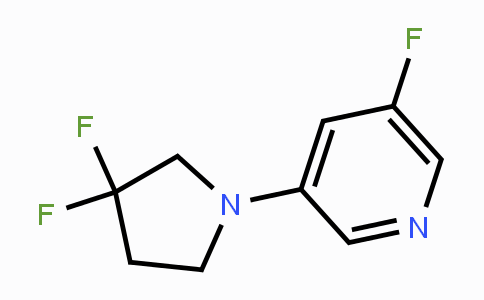 CAS No. 1774894-57-3, 3-(3,3-Difluoropyrrolidin-1-yl)-5-fluoropyridine