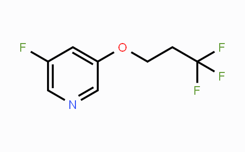 CAS No. 1707604-87-2, 5-Fluoro-3-(3,3,3-trifluoropropoxy)pyridine
