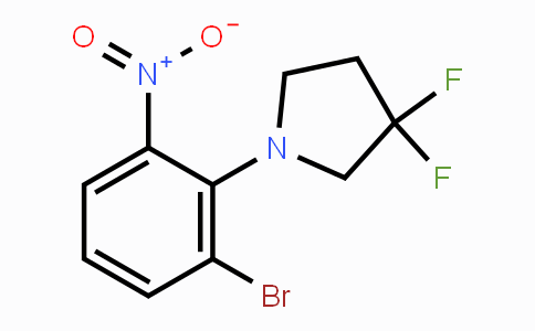 CAS No. 1707604-94-1, 3-Bromo-2-(3,3-difluoropyrrolidin-1-yl)nitrobenzene