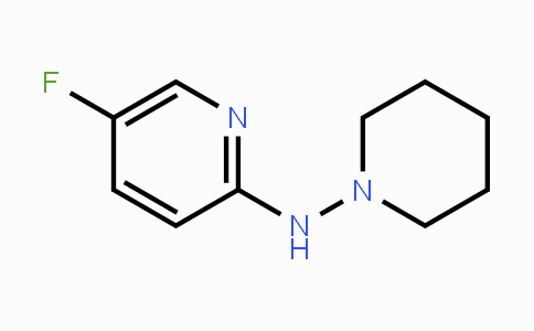 CAS No. 1548754-99-9, 5-Fluoro-N-(piperidin-1-yl)pyridin-2-amine