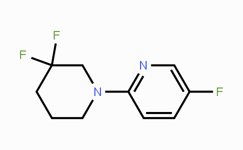 CAS No. 1707391-19-2, 2-(3,3-Difluoropiperidin-1-yl)-5-fluoropyridine