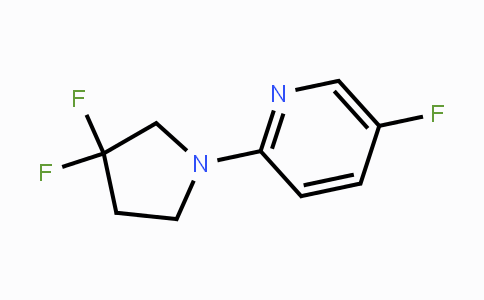 CAS No. 1707581-01-8, 2-(3,3-Difluoropyrrolidin-1-yl)-5-fluoropyridine