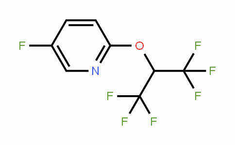 CAS No. 1774896-93-3, 5-Fluoro-2-(1,1,1,3,3,3-hexafluoropropan-2-yloxy)pyridine