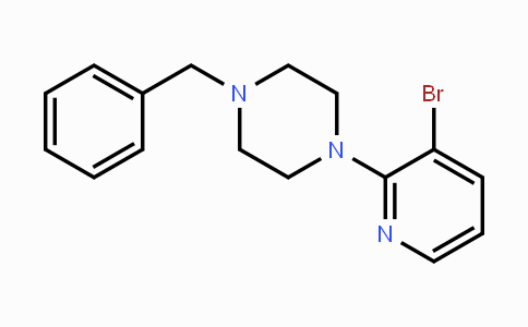 CAS No. 1293214-99-9, 1-Benzyl-4-(3-bromopyridin-2-yl)piperazine