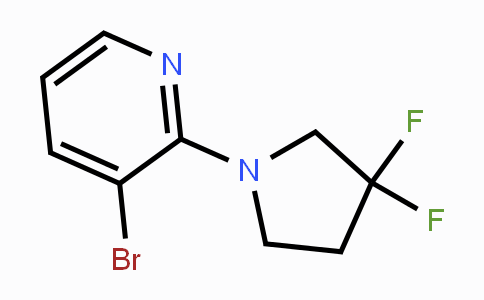 CAS No. 1707391-20-5, 3-Bromo-2-(3,3-difluoropyrrolidin-1-yl)pyridine
