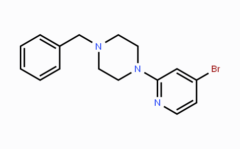 CAS No. 1713160-04-3, 1-Benzyl-4-(4-bromopyridin-2-yl)piperazine