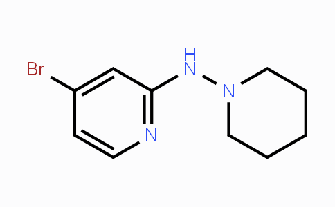 CAS No. 1707581-03-0, 4-Bromo-N-(piperidin-1-yl)pyridin-2-amine