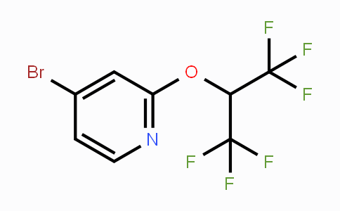 CAS No. 1779121-06-0, 4-Bromo-2-(1,1,1,3,3,3-hexafluoropropan-2-yloxy)pyridine