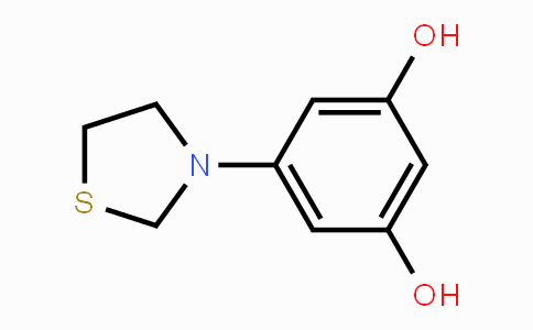 CAS No. 1707581-04-1, 5-(Thiazolidin-3-yl)benzene-1,3-diol