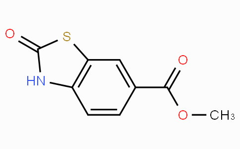 CAS No. 118620-99-8, 6-Benzothiazolecarboxylic acid, 2,3-dihydro-2-oxo-, methyl ester