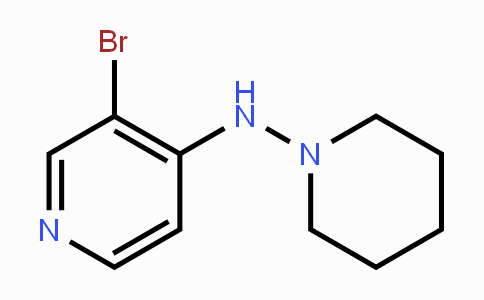 CAS No. 1565928-57-5, 3-Bromo-N-(piperidin-1-yl)pyridin-4-amine