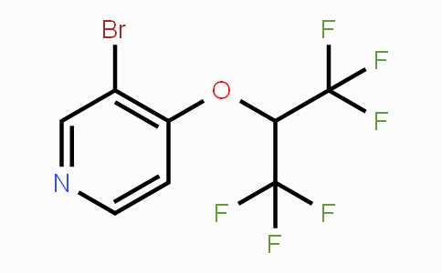 CAS No. 1779121-00-4, 3-Bromo-4-(1,1,1,3,3,3-hexafluoropropan-2-yloxy)pyridine