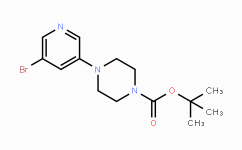 CAS No. 412348-60-8, tert-Butyl 4-(5-bromopyridin-3-yl)piperazine-1-carboxylate