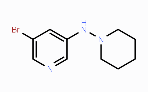 CAS No. 1565074-81-8, 5-Bromo-N-(piperidin-1-yl)pyridin-3-amine