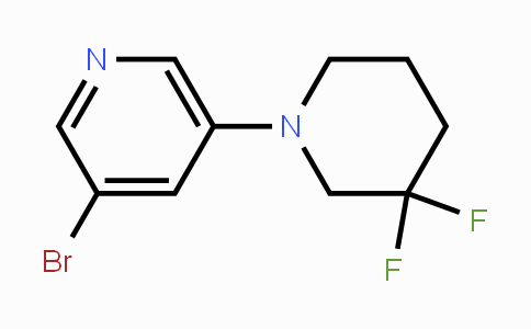 CAS No. 1707365-68-1, 3-Bromo-5-(3,3-difluoropiperidin-1-yl)pyridine