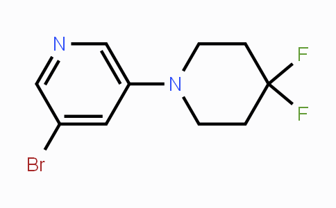 CAS No. 1707358-05-1, 3-Bromo-5-(4,4-difluoropiperidin-1-yl)pyridine