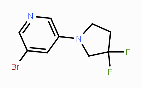 CAS No. 1707391-23-8, 3-Bromo-5-(3,3-difluoropyrrolidin-1-yl)pyridine