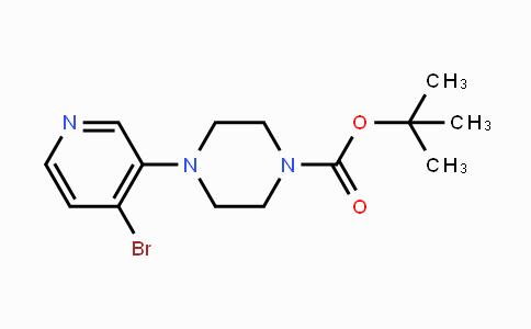 CAS No. 1563531-91-8, tert-Butyl 4-(4-bromopyridin-3-yl)piperazine-1-carboxylate