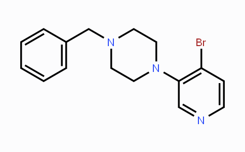 CAS No. 1774897-09-4, 1-Benzyl-4-(4-bromopyridin-3-yl)piperazine