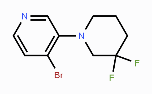 CAS No. 1713160-13-4, 4-Bromo-3-(3,3-difluoropiperidin-1-yl)pyridine