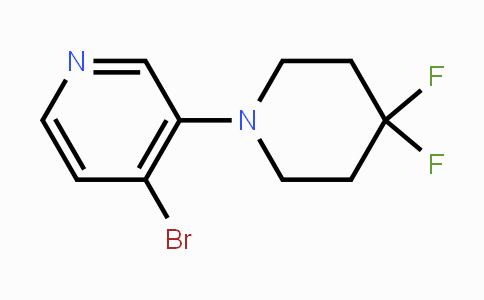 CAS No. 1707581-06-3, 4-Bromo-3-(4,4-difluoropiperidin-1-yl)pyridine