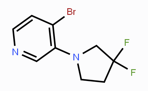CAS No. 1707391-24-9, 4-Bromo-3-(3,3-difluoropyrrolidin-1-yl)pyridine