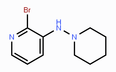 CAS No. 1713160-14-5, 2-Bromo-N-(piperidin-1-yl)pyridin-3-amine