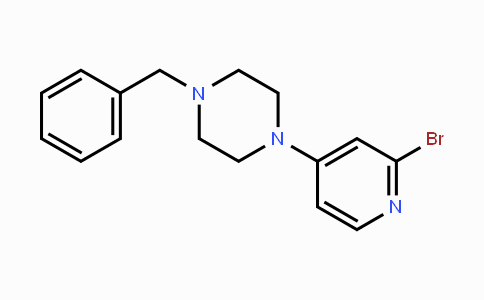 CAS No. 1707358-07-3, 1-Benzyl-4-(2-bromopyridin-4-yl)piperazine