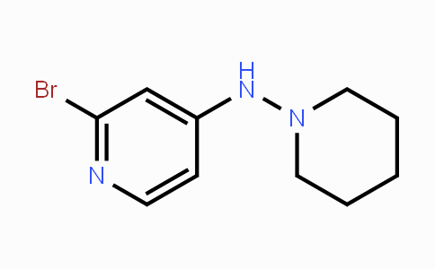 CAS No. 1713163-39-3, 2-Bromo-N-(piperidin-1-yl)pyridin-4-amine