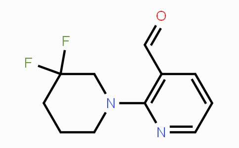 CAS No. 1774895-41-8, 2-(3,3-Difluoropiperidin-1-yl)nicotinaldehyde