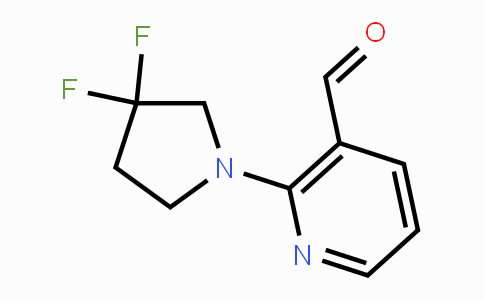 CAS No. 1774897-24-3, 2-(3,3-Difluoropyrrolidin-1-yl)nicotinaldehyde