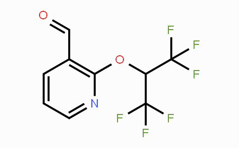 CAS No. 1774895-08-7, 2-(1,1,1,3,3,3-Hexafluoropropan-2-yloxy)nicotinaldehyde