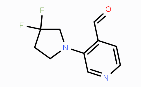 CAS No. 1779131-81-5, 3-(3,3-Difluoropyrrolidin-1-yl)isonicotinaldehyde